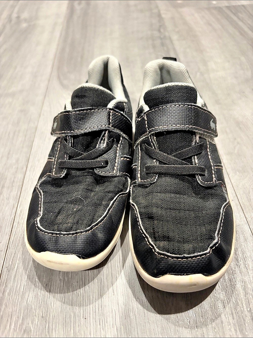 See Kai Run Stevie II Kids Black & White Sneakers